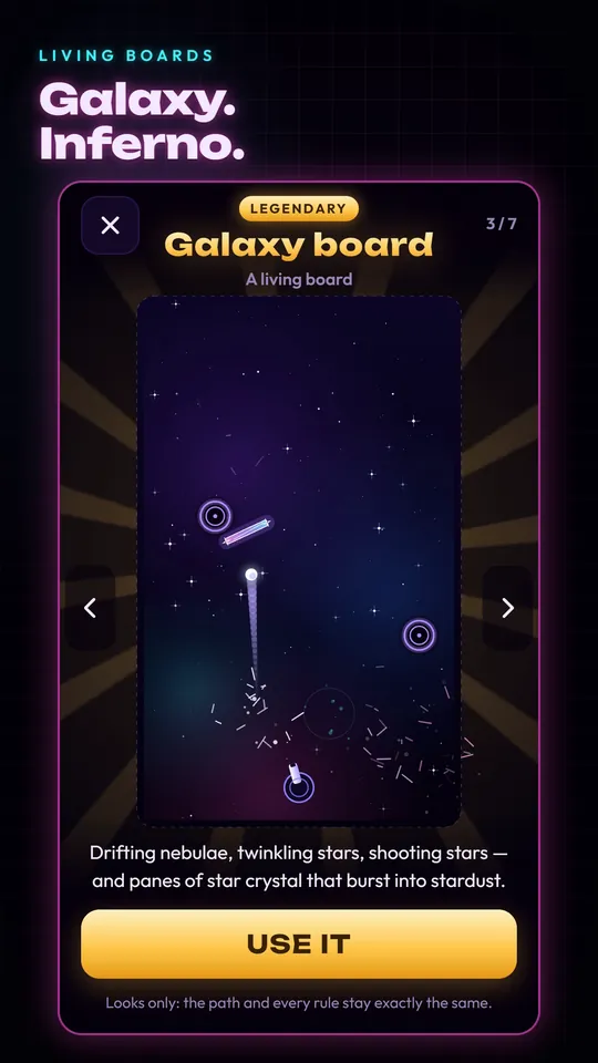The Galaxy living board