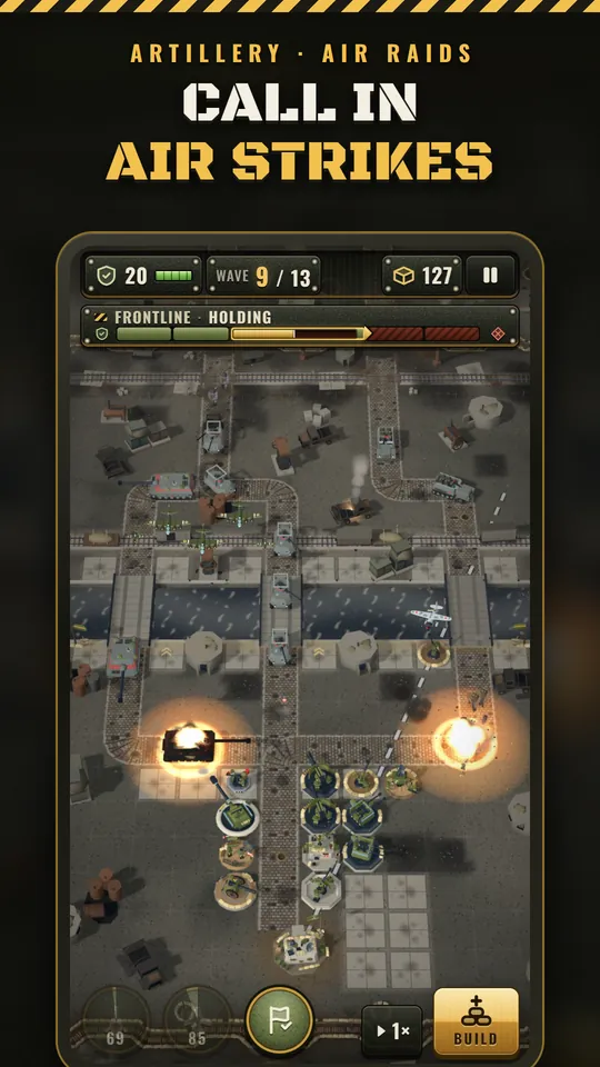Calling in an air strike