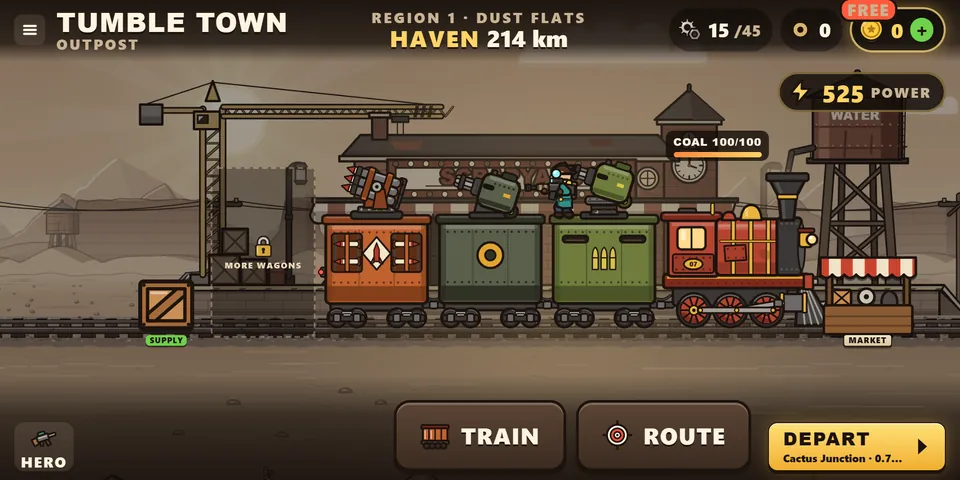 A station on the way