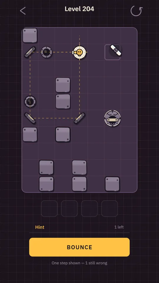 A Build level with mirrors in the tray